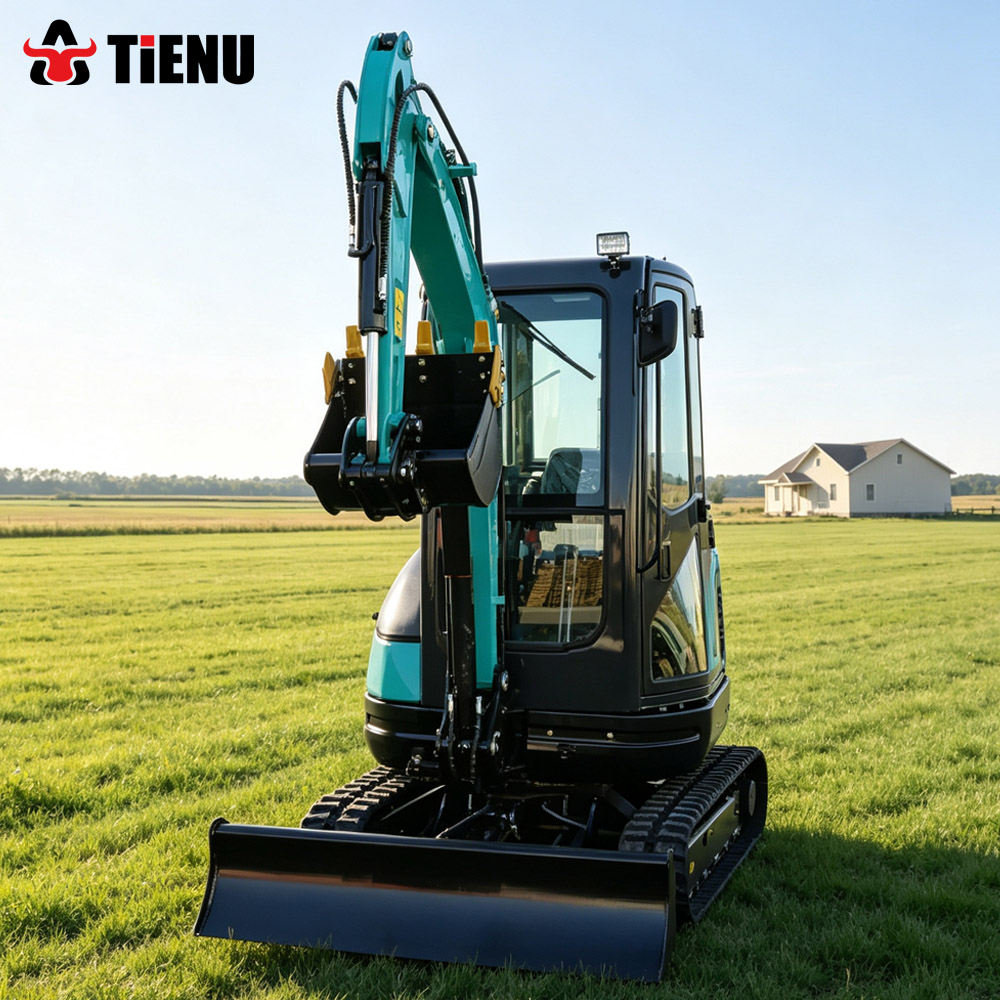 Urban Farming Gardening - Hydraulic mini Excavator Tracked Mini Excavator