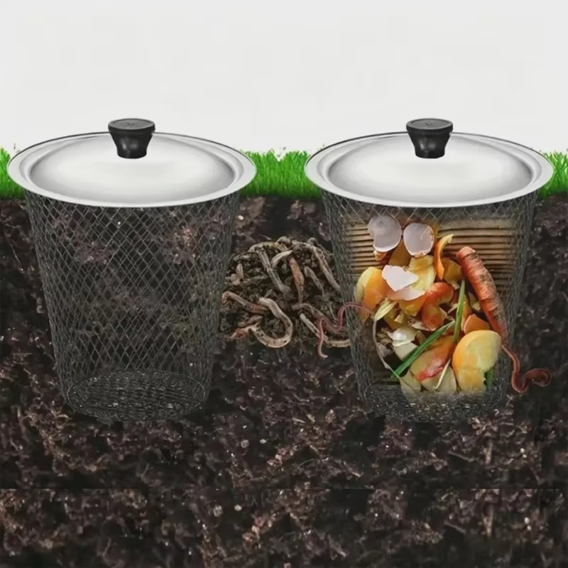 1/2pcs Worm Composter with Lid - Urban Farming Gardening review and price