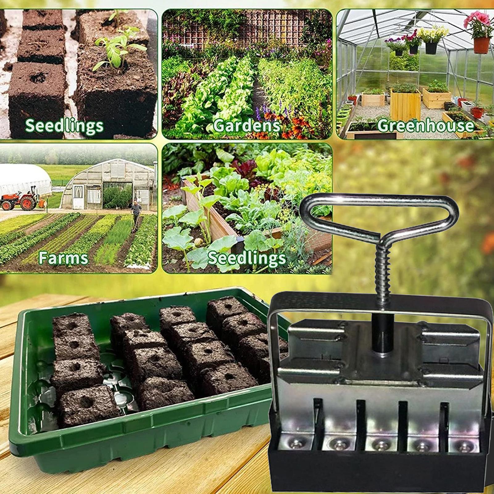 Soil Blocker Comfortable Handl - Urban Farming Gardening review and price