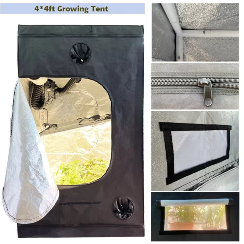 4x4 Growing Tent Complete Kit  - Grow Tent 4X4 review and price